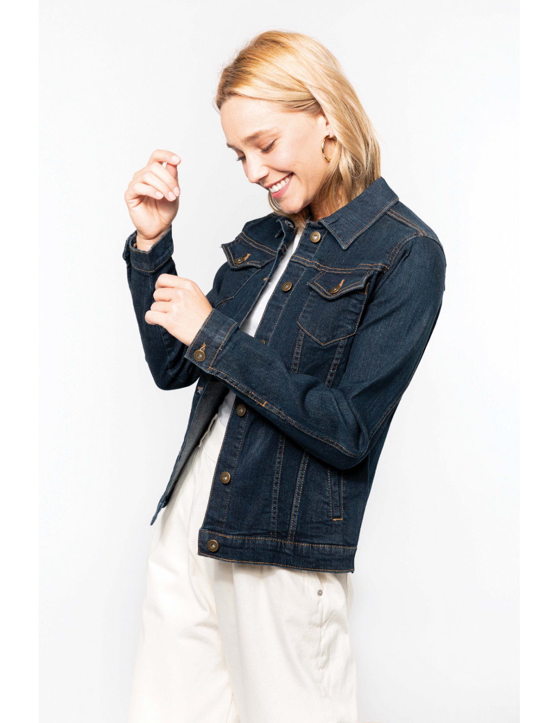 Blouson denim femme