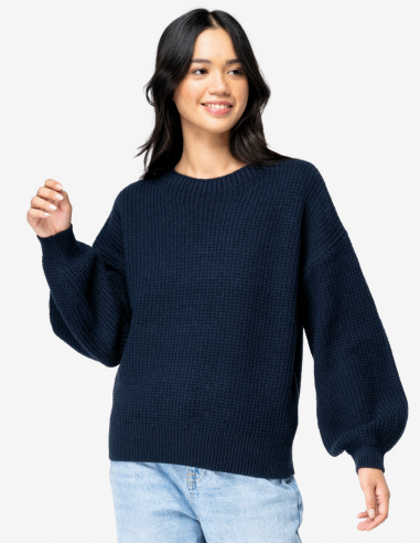 Pull en laine mérinos Femme