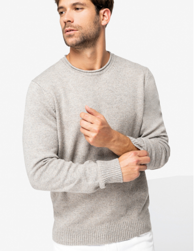 Pull en laine mérinos Homme