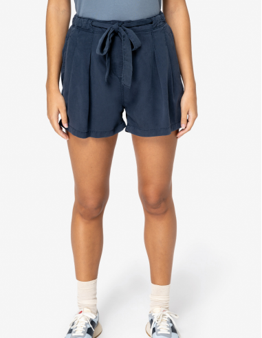 Short délavé lyocell Femme