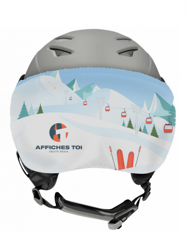 Protège visière casque de ski